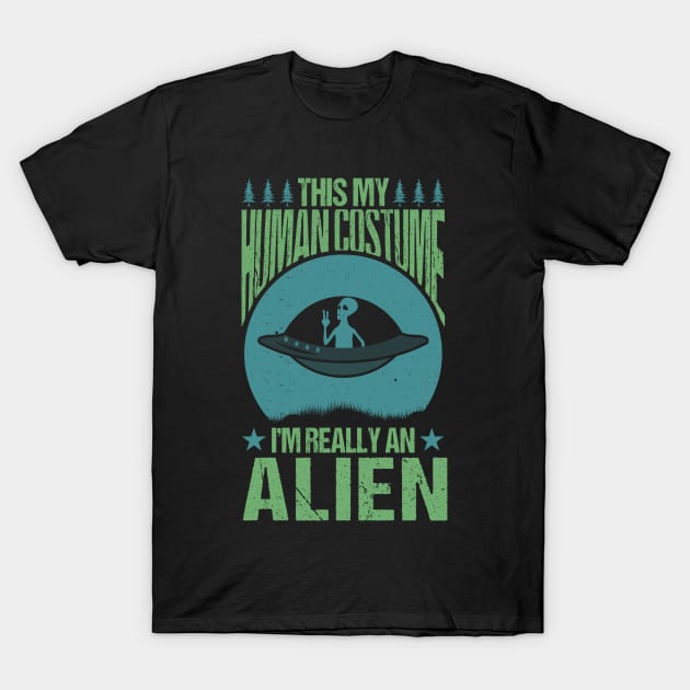 Alien T-Shirt by Tesszero